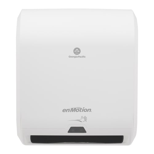 enMotion 10in Wall Mount Automated Touchless Towel Dispenser, Translucent White